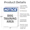 Signmission Dog Training Area, 7 in W x Rectangle, Plastic OS-2PACK-NS-P-710-V-11435 - alternate 3